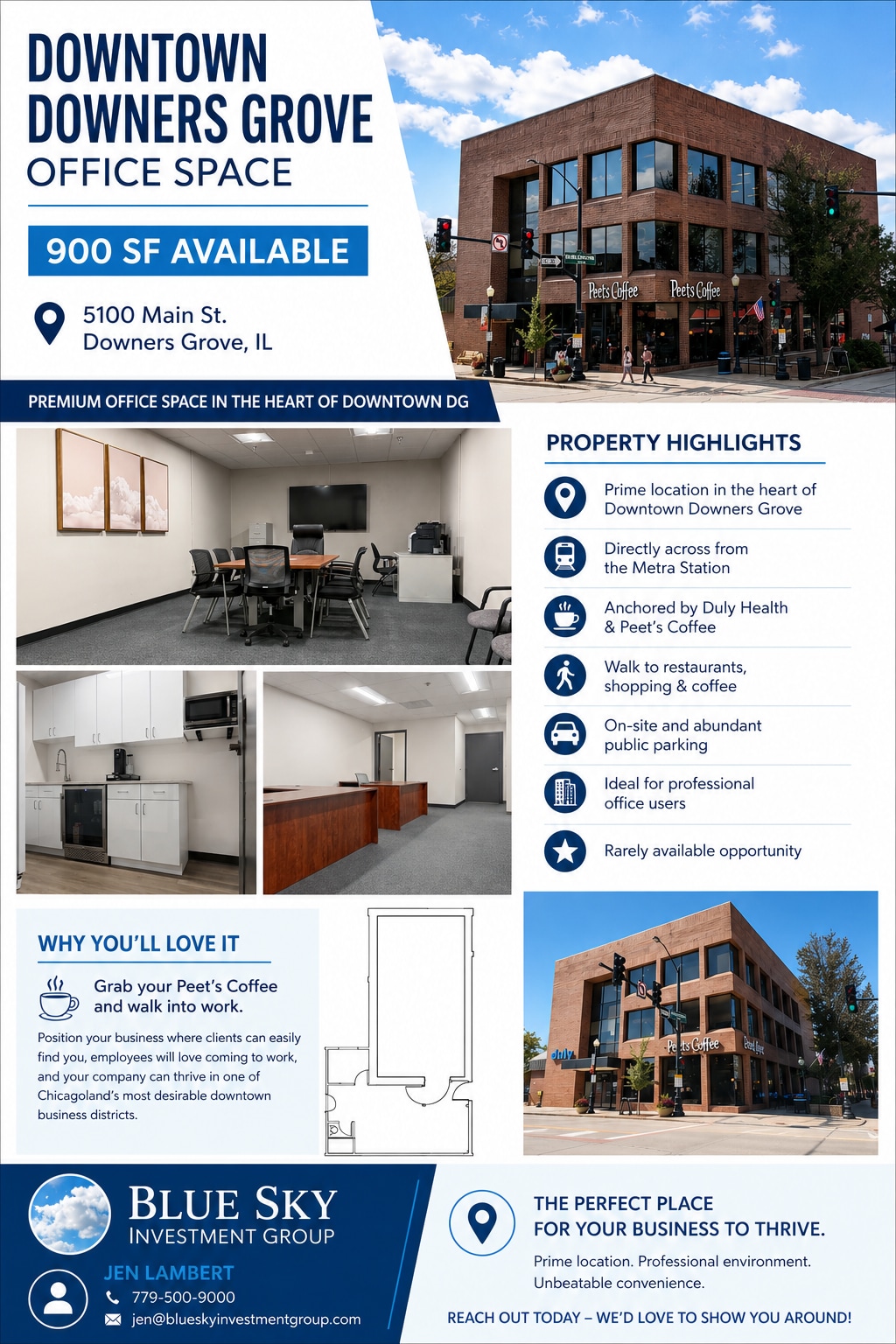 5100 Main St, Downers Grove, IL for lease Interior Photo- Image 1 of 5