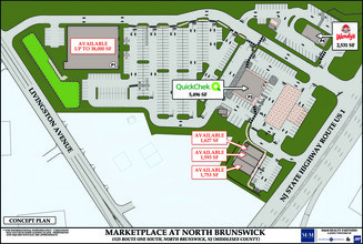 1505 US Highway 1, North Brunswick, NJ for lease Site Plan- Image 1 of 1