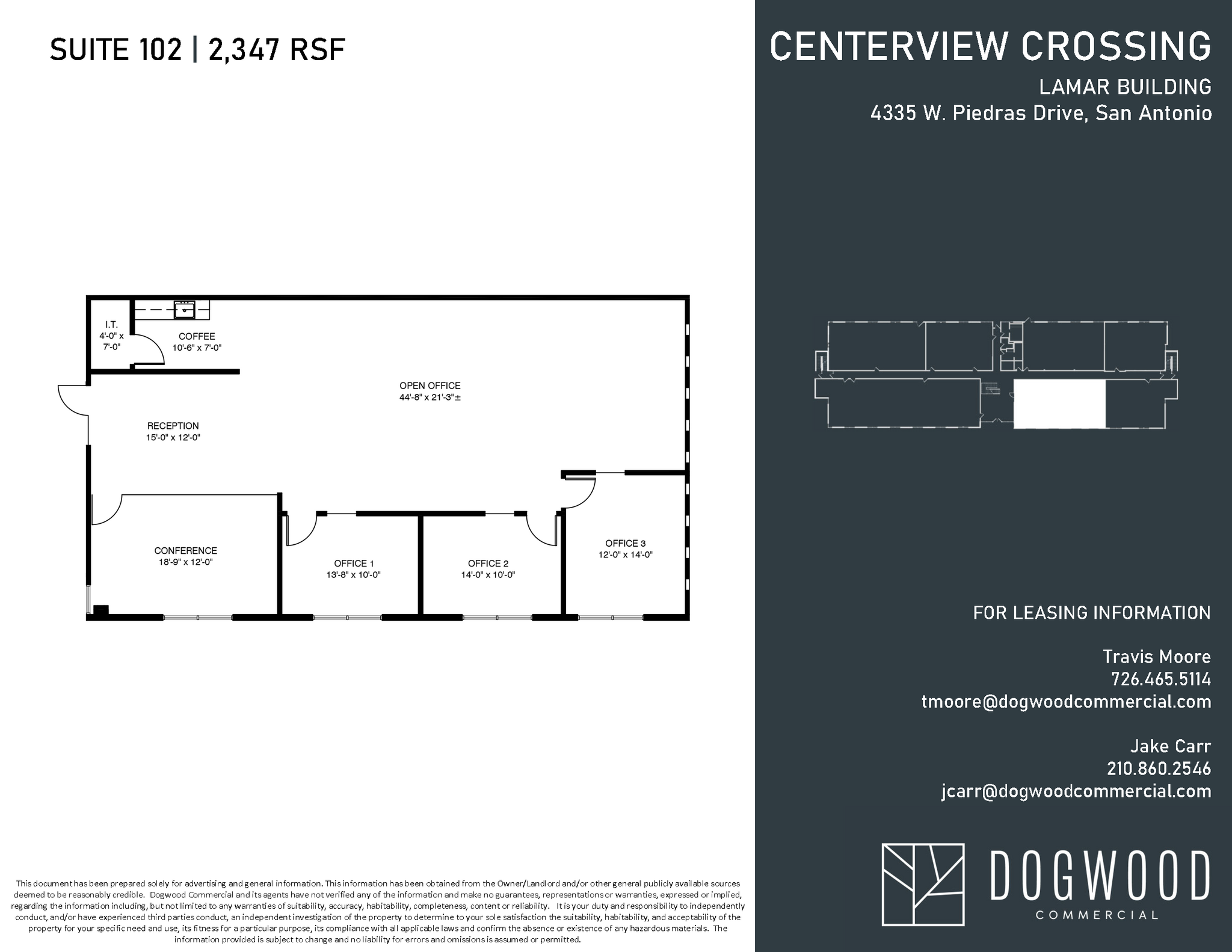 4538 Centerview Dr, San Antonio, TX for lease Floor Plan- Image 1 of 1