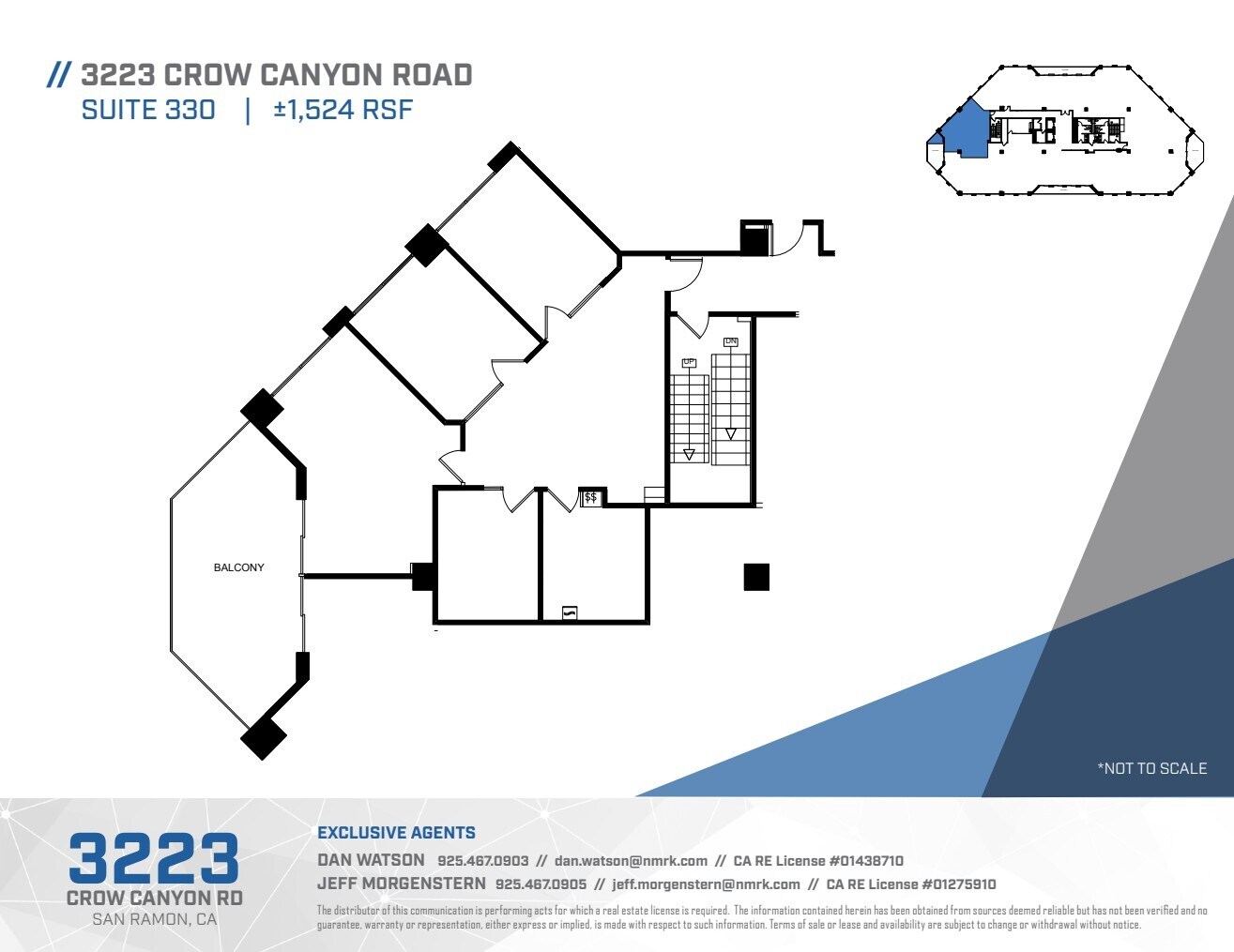 3223 Crow Canyon Rd, San Ramon, CA for lease Floor Plan- Image 1 of 1