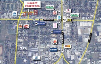 Plaza Place & Whitaker St, Springdale, AR - AERIAL map view