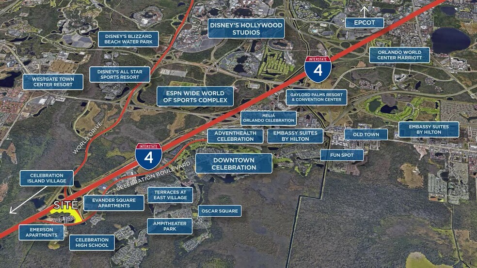 World Drive & Interstate 4, Celebration, FL for lease - Commercial Listing Video - Image 2 of 7