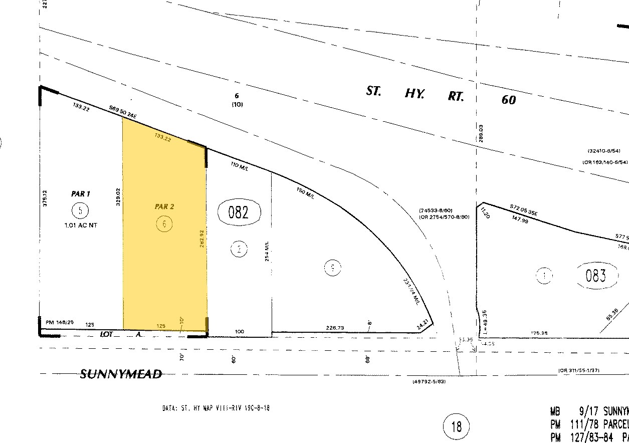 24800 Sunnymead Blvd, Moreno Valley, CA for sale Plat Map- Image 1 of 1