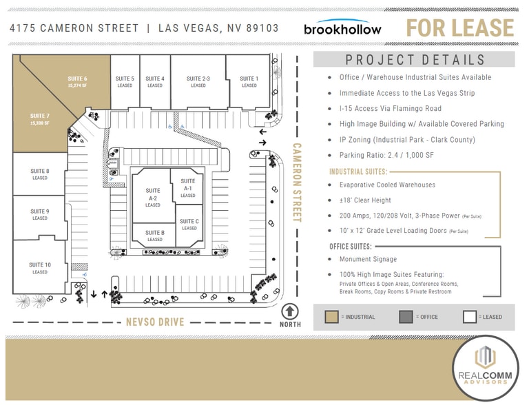 4175 Cameron St, Las Vegas, NV for lease - Building Photo - Image 2 of 5