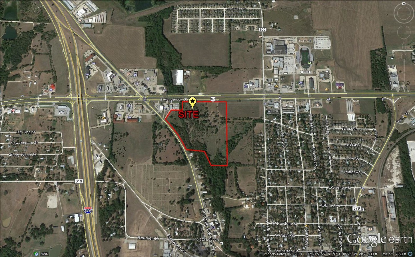 701 W Highway 67 Alvarado TX - 701 W Highway 67 Alvarado TX Aerial Site Map 2879 Ac Alvarado 1 HighDefinition