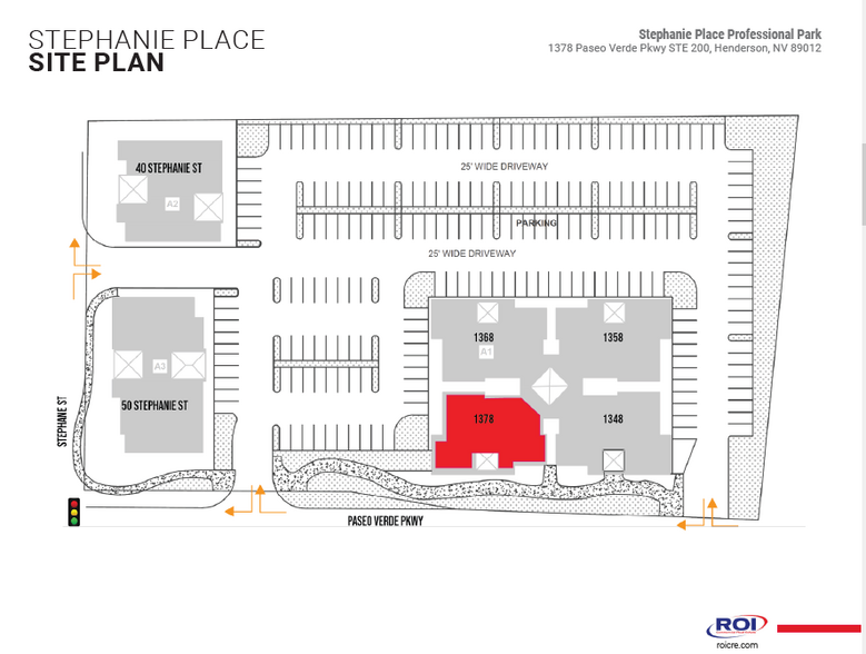 1378 Paseo Verde Pky, Henderson, NV for sale - Site Plan - Image 3 of 3