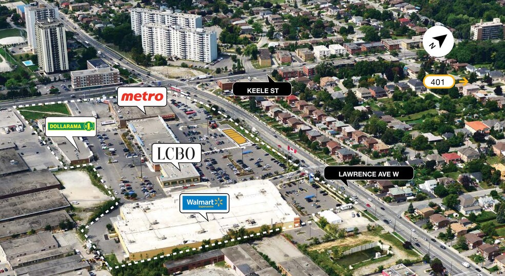 1277-1411 Lawrence Ave W, Toronto, ON for sale - Building Photo - Image 1 of 1