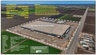 2801 N Main St, San Luis, AZ - AERIAL map view - Image1