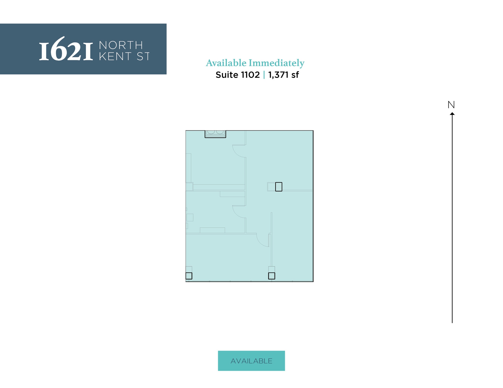 1621 N Kent St, Arlington, VA for lease Floor Plan- Image 1 of 1