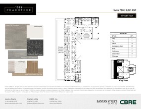 1355 Peachtree St NE, Atlanta, GA for lease Floor Plan- Image 2 of 2