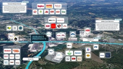 1208 Congress Pky, Athens, TN - AERIAL  map view