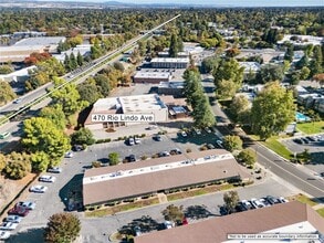 470 Rio Lindo Ave, Chico, CA - AERIAL  map view