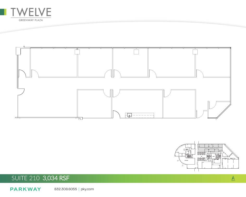 12 Greenway Plz, Houston, TX for lease Floor Plan- Image 1 of 1