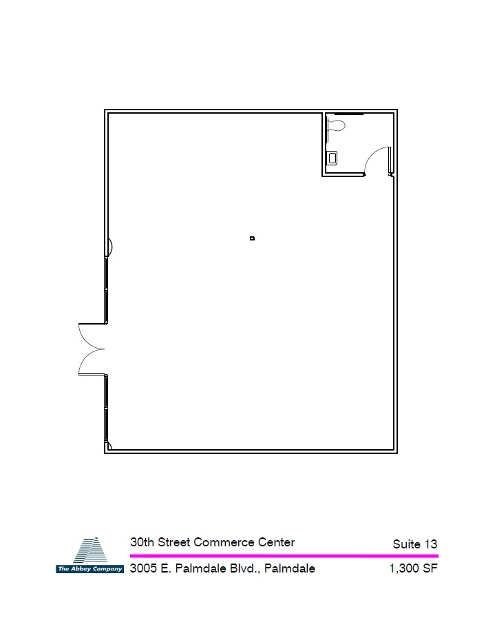 3005 E Palmdale Blvd, Palmdale, CA for lease Floor Plan- Image 1 of 1