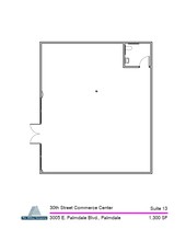 3005 E Palmdale Blvd, Palmdale, CA for lease Floor Plan- Image 1 of 1