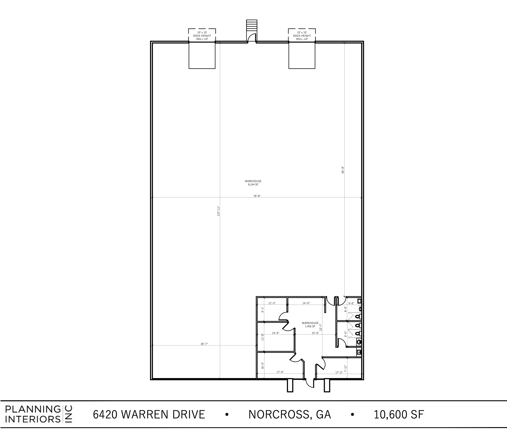 6420-6432 Warren Dr, Norcross, GA for lease Floor Plan- Image 1 of 1