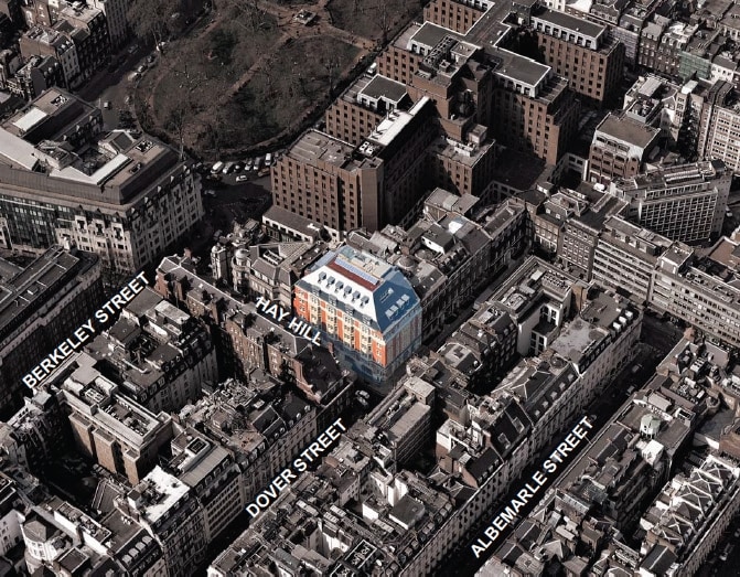 1-11 Hay Hl, London for sale - Aerial - Image 1 of 1