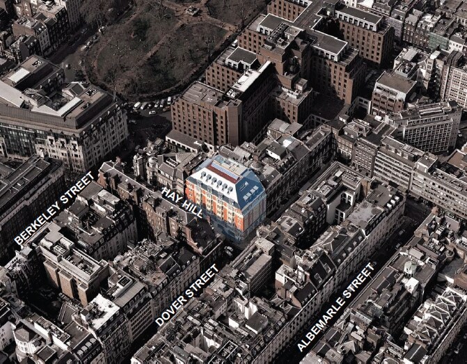 1-11 Hay Hl, London for sale Aerial- Image 1 of 1
