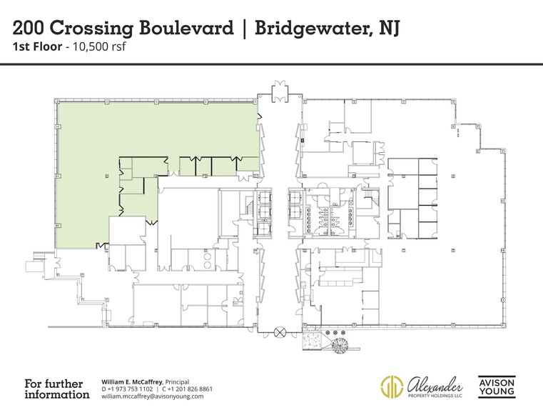 200 Crossing Blvd, Bridgewater, NJ for lease - Floor Plan - Image 2 of 16