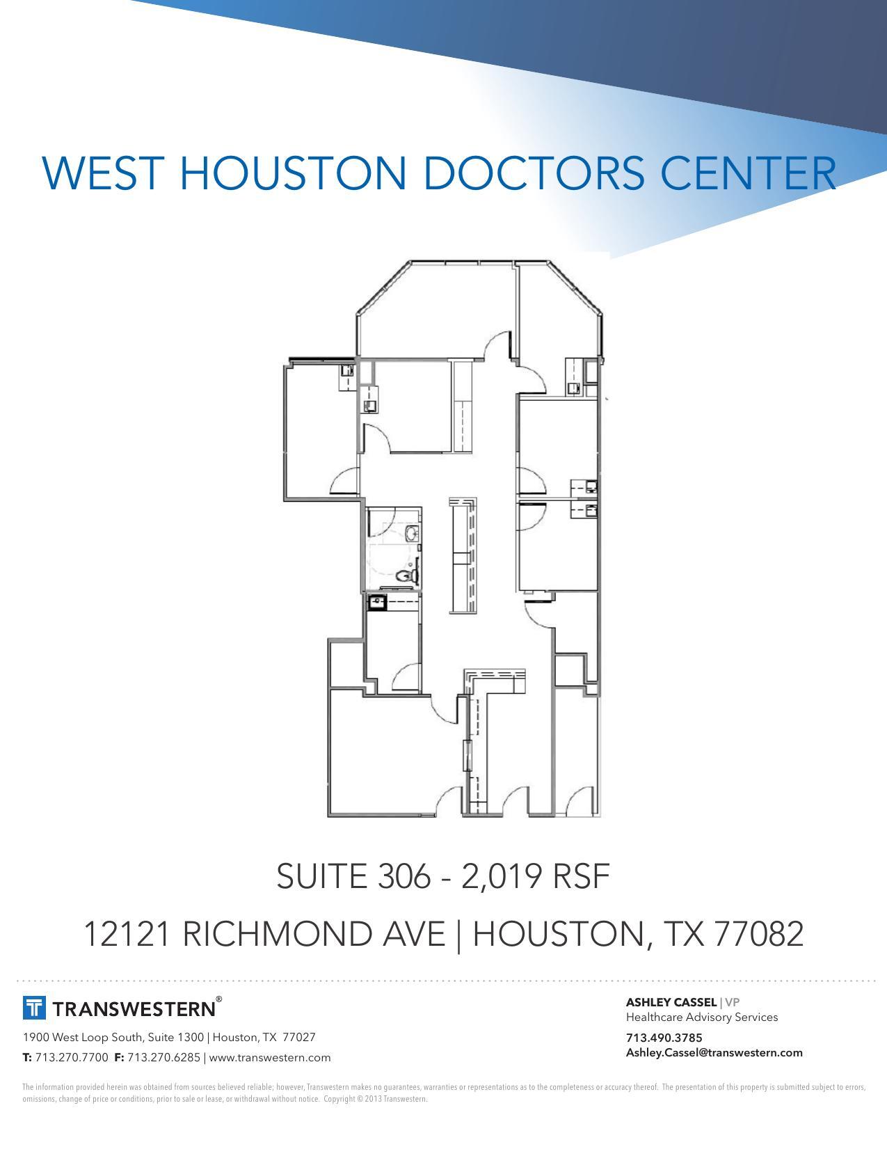 12121 Richmond Ave, Houston, TX for lease Floor Plan- Image 1 of 1