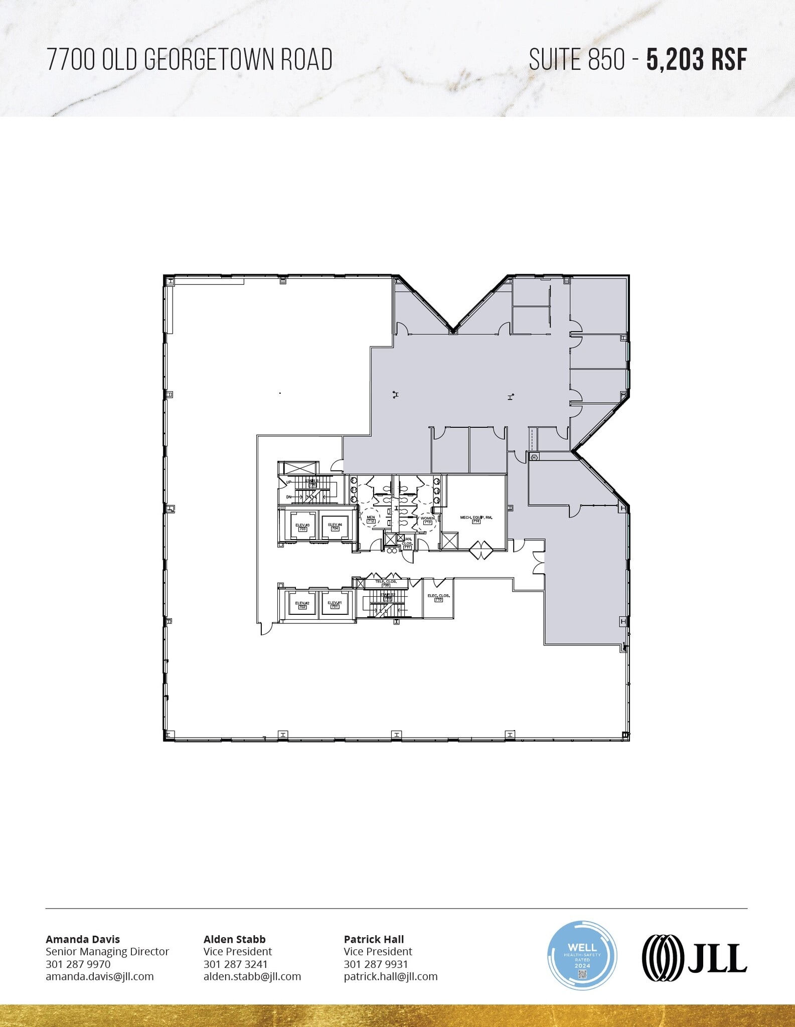 7700 Old Georgetown Rd, Bethesda, MD for lease Floor Plan- Image 1 of 1