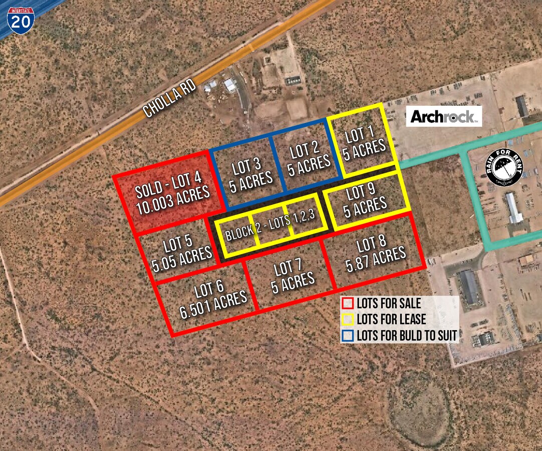 Lots 5,6,7&8 W County Rd 122, Midland, TX 79703 Land for Sale