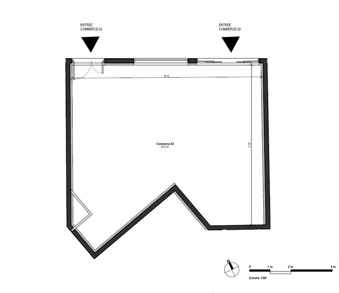 Retail in Chartres for sale - Floor Plan - Image 2 of 2