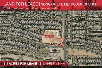 More details for NW Queen Creek & Sossaman Rd, Queen Creek, AZ - Land for Lease