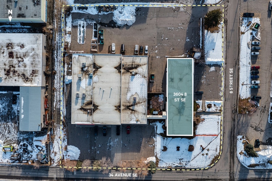 3604 8 St SE, Calgary, AB for lease - Aerial - Image 3 of 3