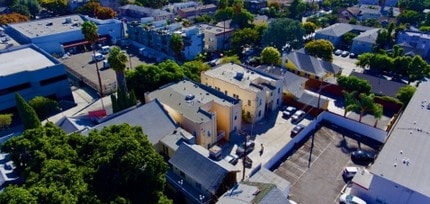 1435-1437 1/2 N Las Palmas Ave, Los Angeles, CA - AERIAL  map view