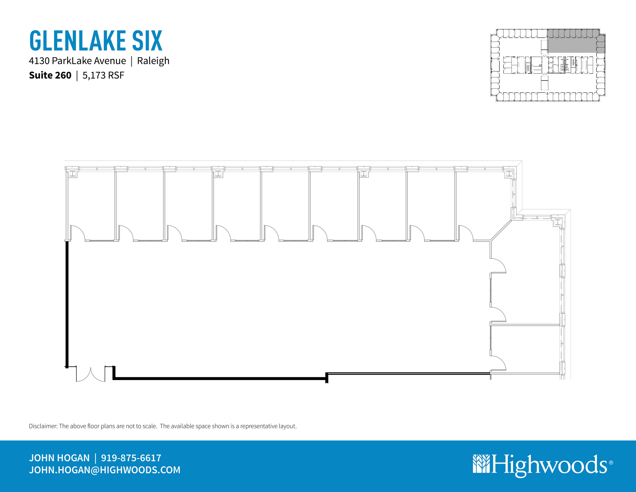 4130 Parklake Ave, Raleigh, NC for lease Floor Plan- Image 1 of 1