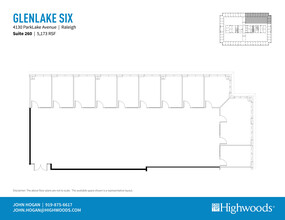 4130 Parklake Ave, Raleigh, NC for lease Floor Plan- Image 1 of 1