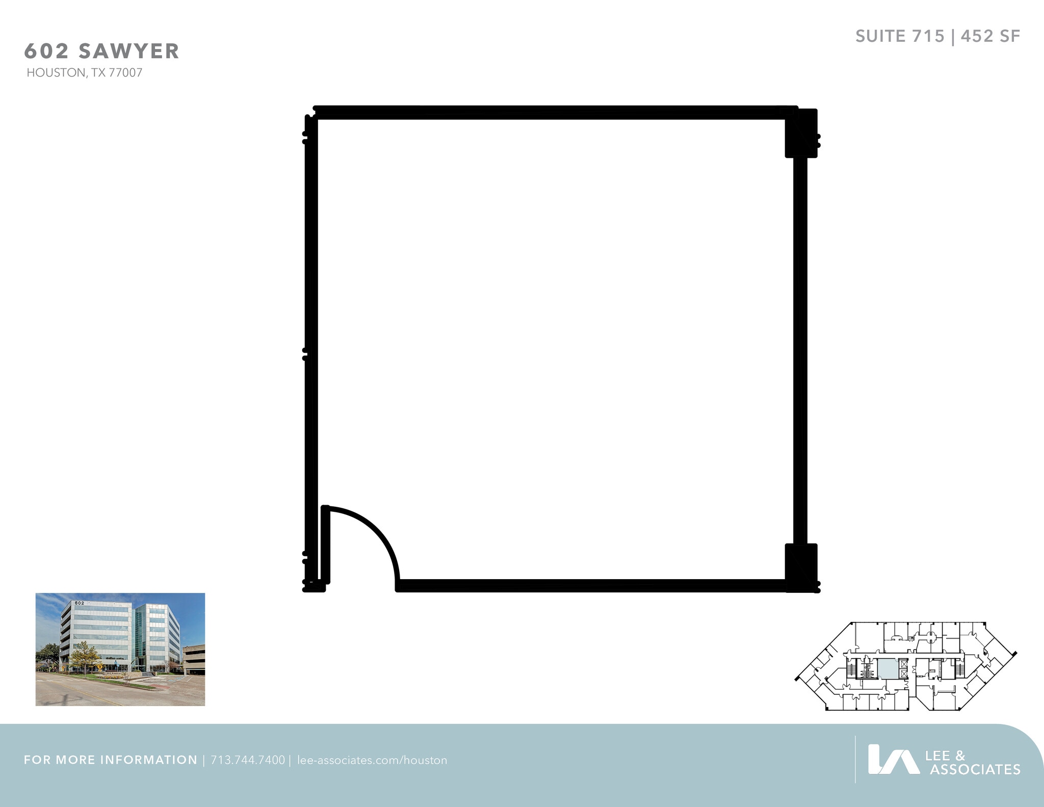 602 Sawyer St, Houston, TX for lease Floor Plan- Image 1 of 1