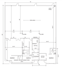 1663 Hickory Dr, Haltom City, TX for lease Floor Plan- Image 1 of 1