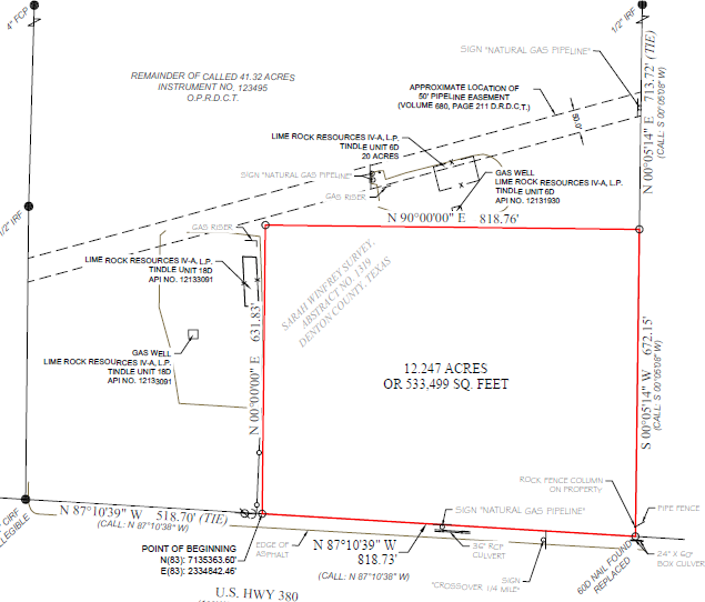 14744 US-380, Krum, TX for sale Plat Map- Image 1 of 1