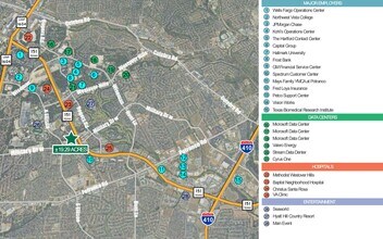 State Highway 151 & Military Drive W, San Antonio, TX - AERIAL  map view