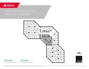 980 N Michigan Ave, Chicago, IL for lease Floor Plan- Image 1 of 1