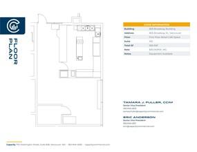 805 Broadway St, Vancouver, WA for lease Site Plan- Image 1 of 1