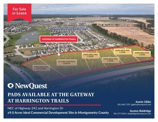 More details for NEC of Highway 242 and Harrington Dr, New Caney, TX - Land for Sale