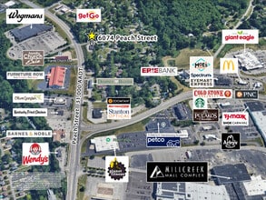 6074 Peach St, Erie, PA - AERIAL  map view