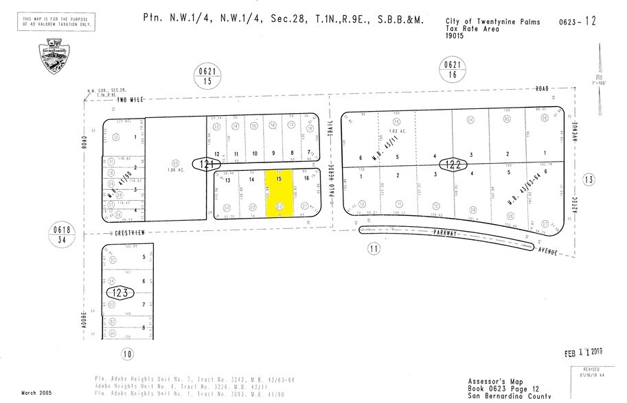 00 2 Mile Road, Twentynine Palms, CA 92277
