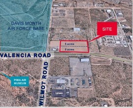 6001 S Wilmot Rd, Tucson, AZ - aerial  map view