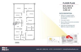 8950 Villa La Jolla Dr, La Jolla, CA for lease Floor Plan- Image 1 of 1