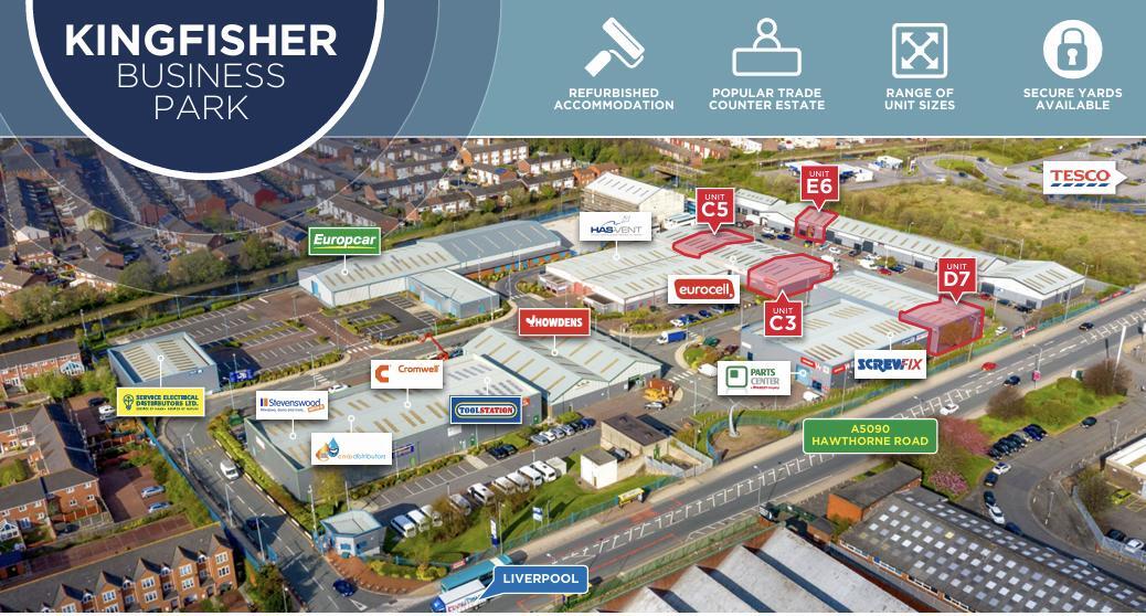 Kingfisher Business Park, Hawthorne Rd, Bootle for lease Site Plan- Image 1 of 2