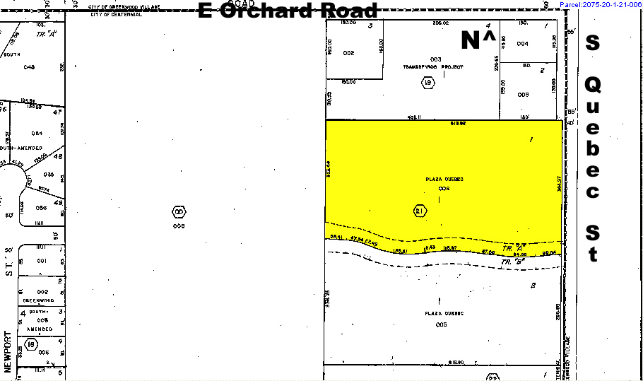 5975 S Quebec St, Centennial, CO for sale Plat Map- Image 1 of 1