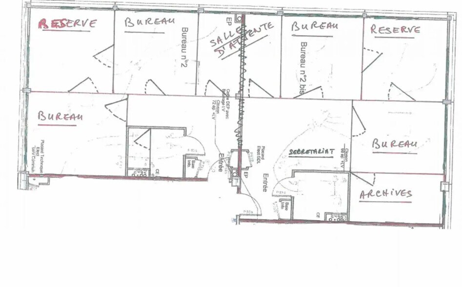 Office in Louvigny for lease - Floor Plan - Image 2 of 2