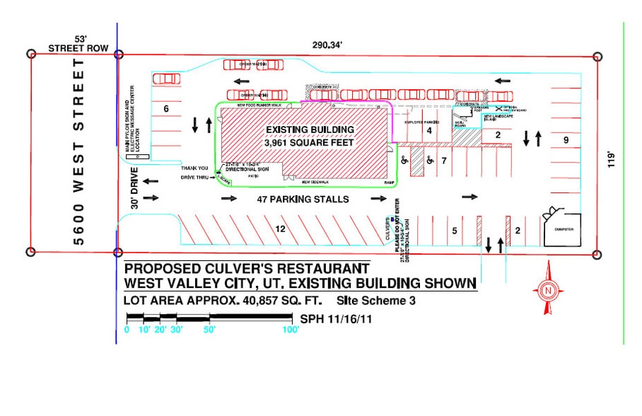 3407 S 5600 W, West Valley City, UT for lease - Plat Map - Image 2 of 7