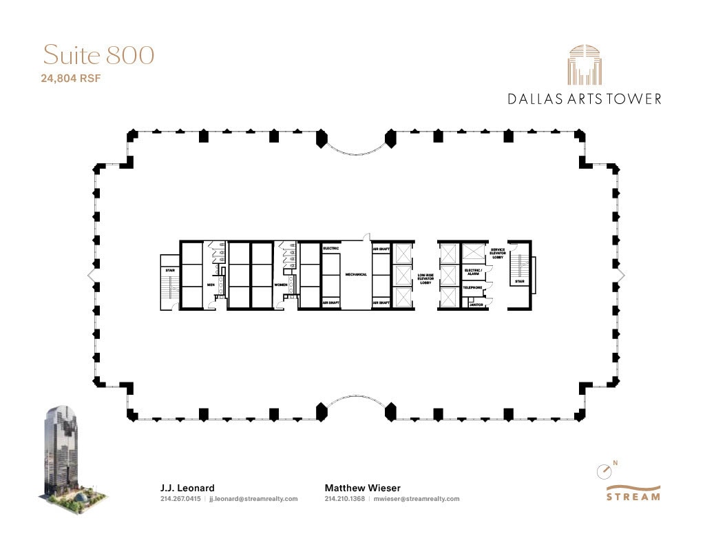 2200 Ross Ave, Dallas, TX for lease Floor Plan- Image 1 of 1