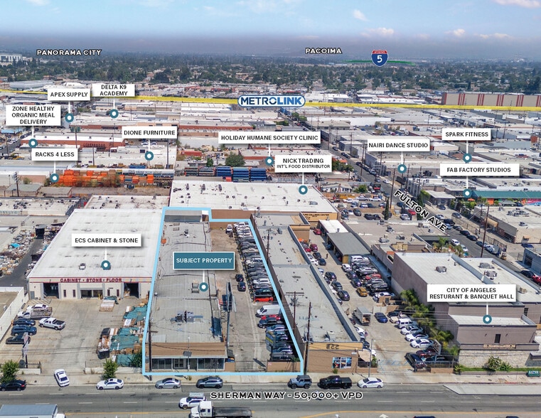 13329 Sherman Way, North Hollywood, CA for sale - Aerial - Image 3 of 21