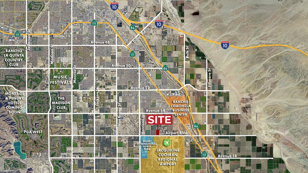 85884 Airport Boulevard, Thermal, CA for sale - Aerial - Image 2 of 6